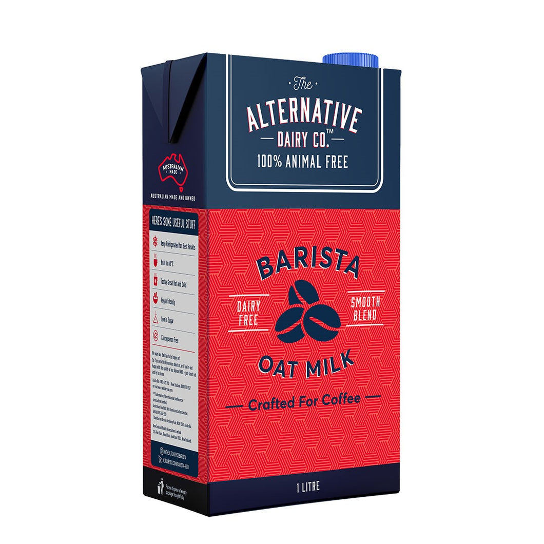 The Alternative Dairy Co. - Barista Oat Milk -  12x1L