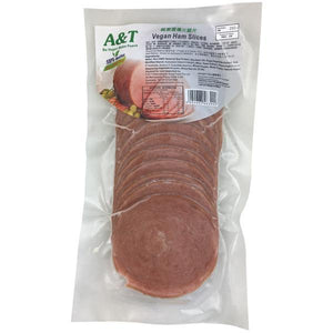 A&T - Vegan Ham Slices RETAIL CARTON 12.5kg - 50 x 250g