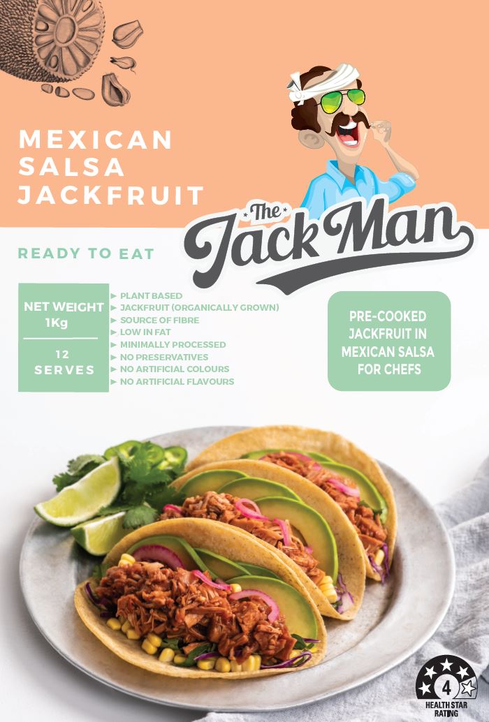 The Jack Man - Vegan Mexican Salsa Jackfruit - 1kg