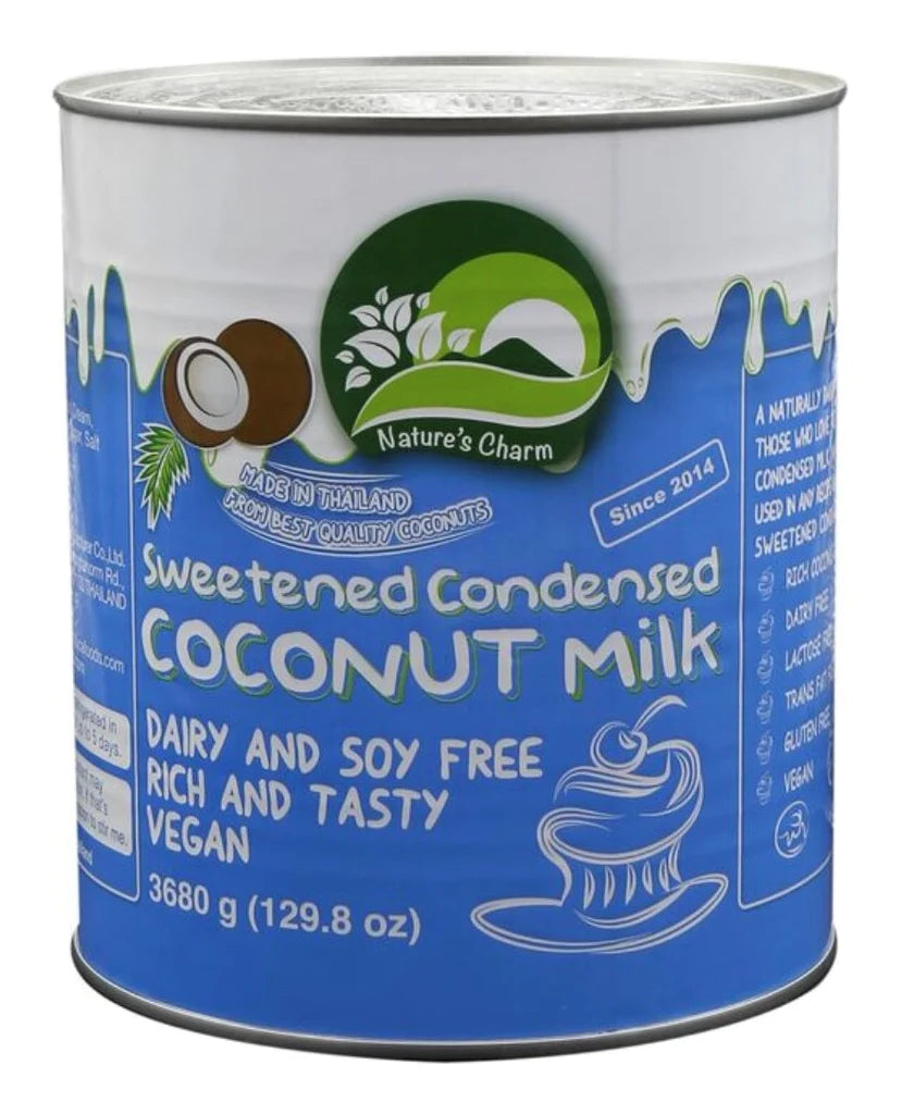 Natures Charm - Vegan Coconut Condensed Milk A10 Size CARTON 21.6kg - 6 x 3.6kg