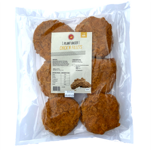 Vegan Fried Chick'n - Chick'n Fillets Original Batter - 3 x 1kg (36 Fillets)