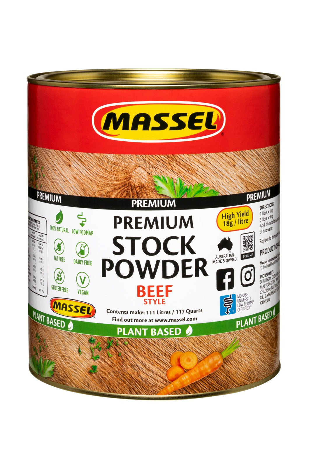 Massel - Vegan Advantage Classic Stock Powder Beef Style - 2.5kg