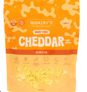 Nudairy - Vegan Shredded Cheddar - 300g