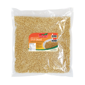 Lamyong - Vegan TVP Diced  RETAIL CARTON 10kg - 10 x 1kg