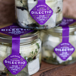 Dilectio - Vegan Marinated Goat Style Cheese RETAIL - 320g Jar