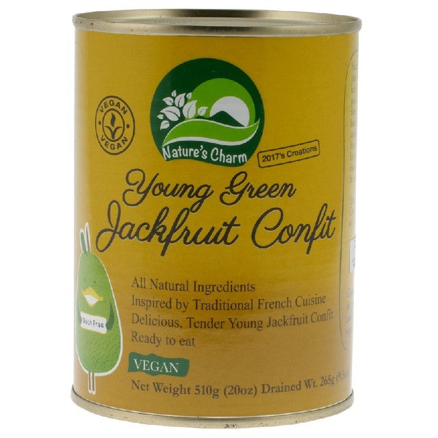 Natures Charm - Jackfruit Confit RETAIL CARTON 12.24 kg - 24 x 510g