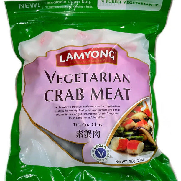 Lamyong - Vegan Crab Meat RETAIL CARTON 12kg - 20 x 600g