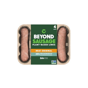 Beyond - Vegan Sausage Original Brat CARTON RETAIL 3.2kg - 8 x 4 pack 400g