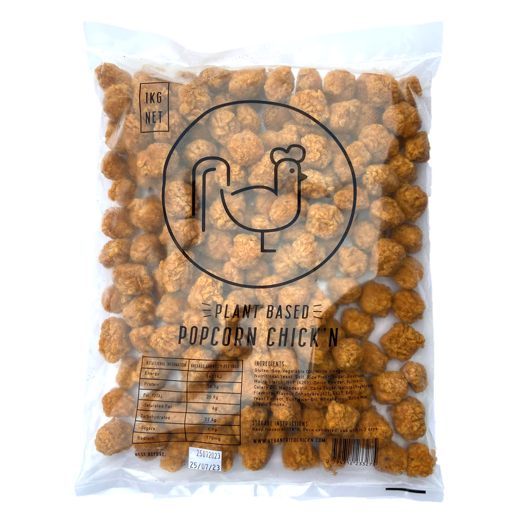 Vegan Fried Chick'n - Popcorn Chick'n 1kg