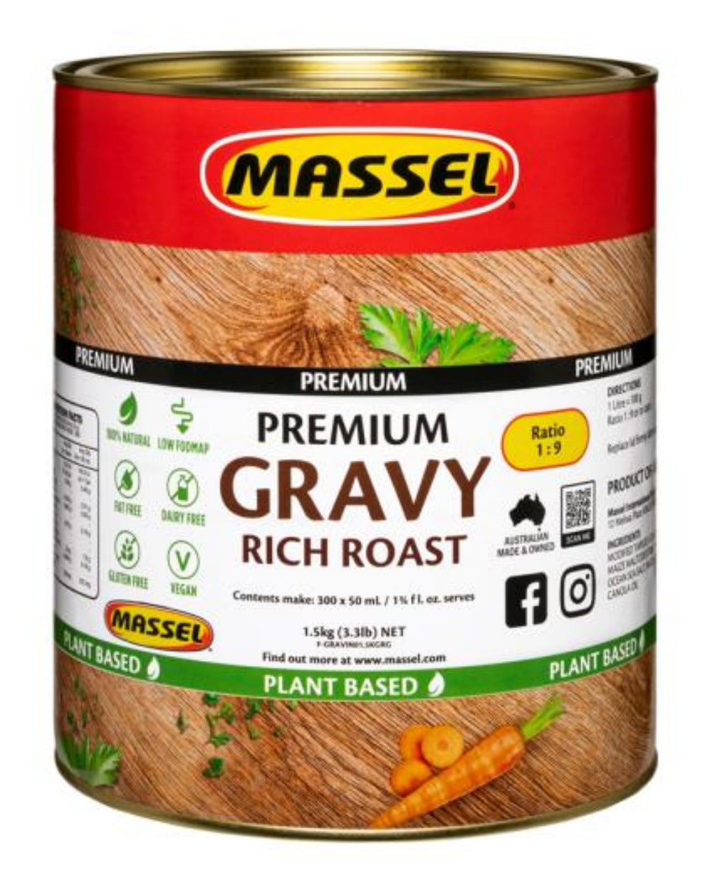 Massel - Vegan Advantage Rich Roast Style Gravy Powder - 1.5kg