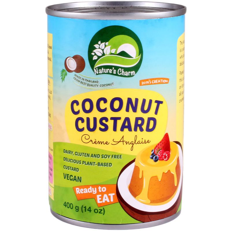 Natures Charm - Vegan Coconut Custard 9.6kg RETAIL CARTON - 24 x 400g