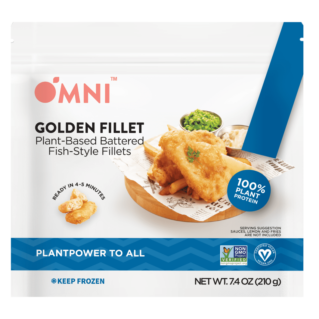 Omni Meat - Vegan Golden Fish Fillets - 1.5kg