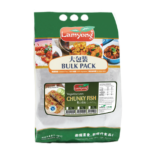 Lamyong - Vegan Chunky Fish RETAIL CARTON 12kg - 4 x 3kg