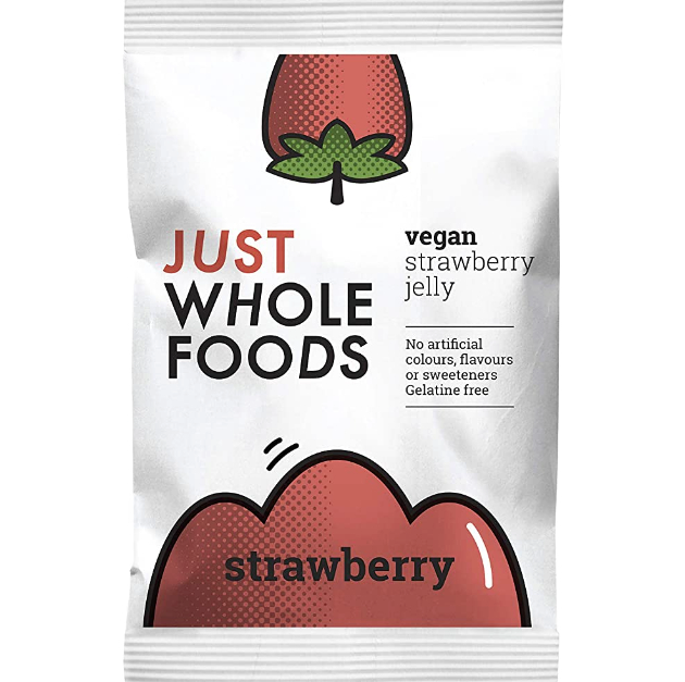 Just WF - Vegan Strawberry Jelly Crystals RETAIL CARTON 1.02kg - 12 x 85g