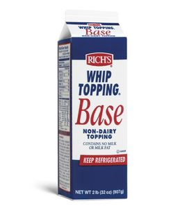 RICH'S - Vegan Whip Cream Topping Base - 907g