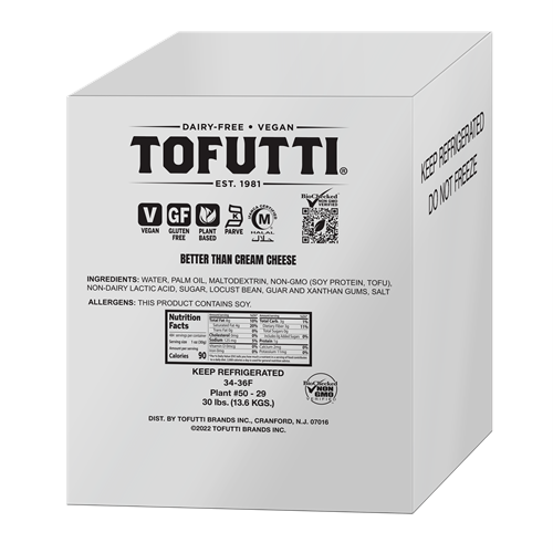 Tofutti - Vegan Cream Cheese - 13.6kg