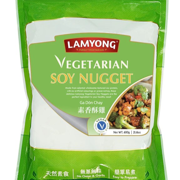 Lamyong - Vegan Soy Nugget RETAIL CARTON 12kg - 20 x 600g