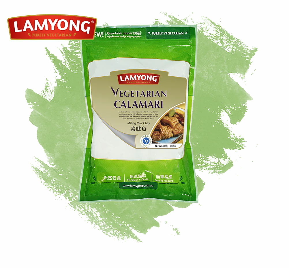 Lamyong - Vegan Calamari RETAIL CARTON 12kg - 20 x 600g